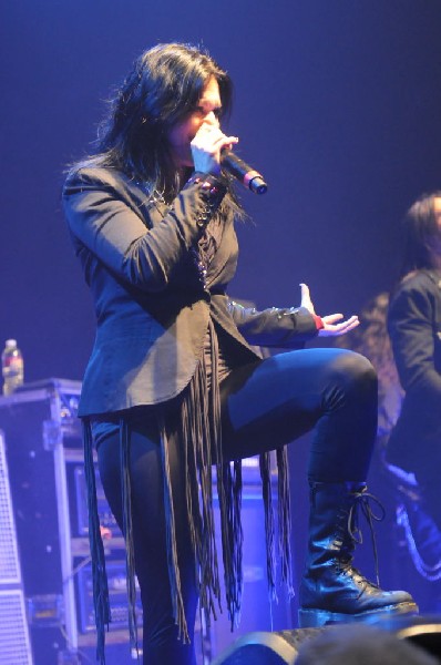 Lacuna Coil at ACL Live at the Moody Theater, Austin, Texas 03/03/2012