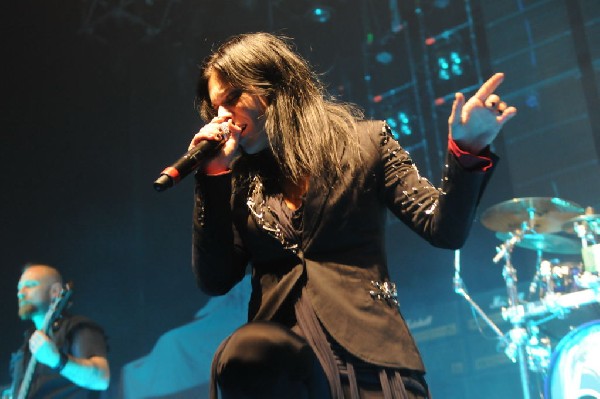 Lacuna Coil at ACL Live at the Moody Theater, Austin, Texas 03/03/2012