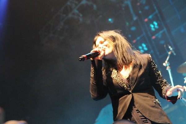 Lacuna Coil at ACL Live at the Moody Theater, Austin, Texas 03/03/2012