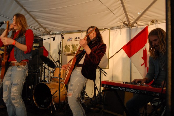 Lions In The Street SXSW gig at the Canadian Blast day party in Austin, Tex