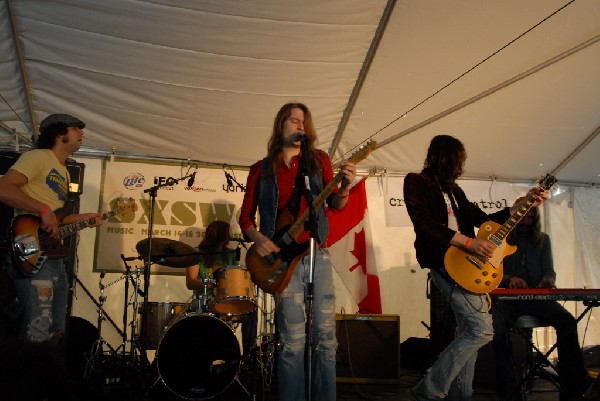 Lions In The Street SXSW gig at the Canadian Blast day party in Austin, Tex