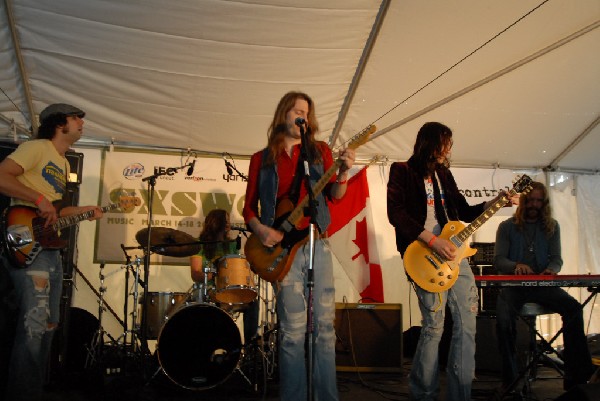 Lions In The Street SXSW gig at the Canadian Blast day party in Austin, Tex