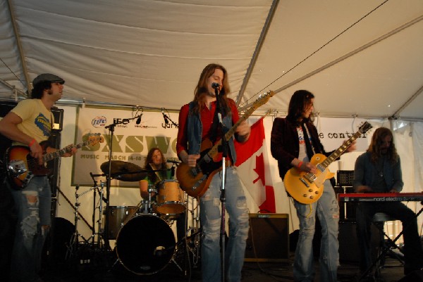 Lions In The Street SXSW gig at the Canadian Blast day party in Austin, Tex