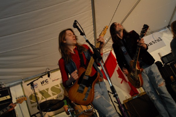 Lions In The Street SXSW gig at the Canadian Blast day party in Austin, Tex