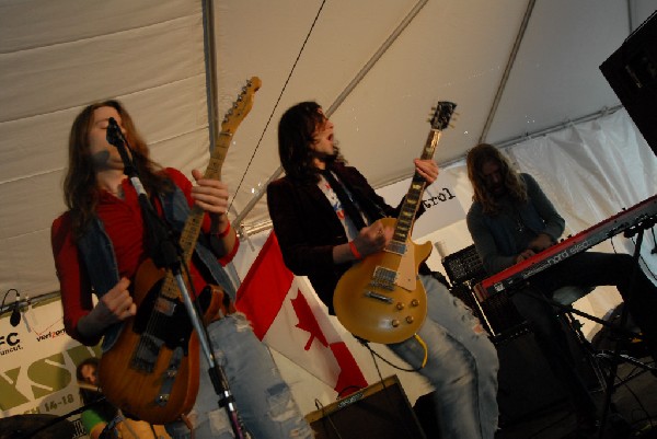 Lions In The Street SXSW gig at the Canadian Blast day party in Austin, Tex