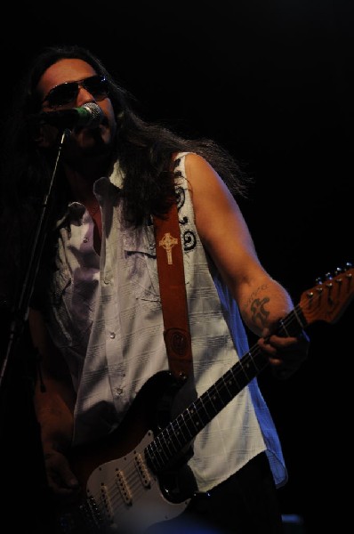 Los Lonely Boys at the Hutto 100 Celebration Music Festival, Hutto, Texas 0