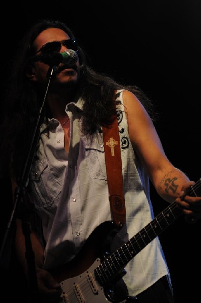 Los Lonely Boys at the Hutto 100 Celebration Music Festival, Hutto, Texas 0