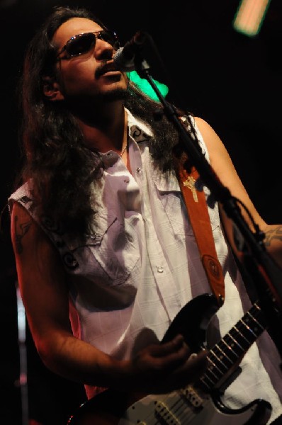 Los Lonely Boys at the Hutto 100 Celebration Music Festival, Hutto, Texas 0