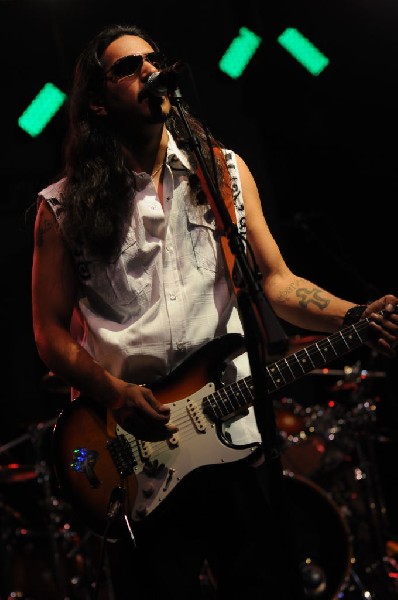 Los Lonely Boys at the Hutto 100 Celebration Music Festival, Hutto, Texas 0