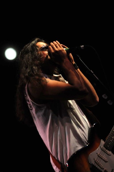 Los Lonely Boys at the Hutto 100 Celebration Music Festival, Hutto, Texas 0