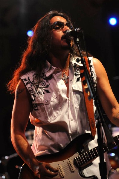 Los Lonely Boys at the Hutto 100 Celebration Music Festival, Hutto, Texas 0