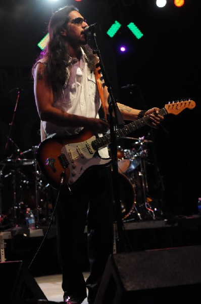 Los Lonely Boys at the Hutto 100 Celebration Music Festival, Hutto, Texas 0