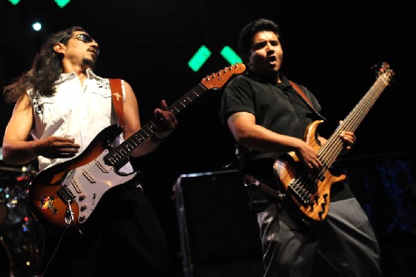 Los Lonely Boys at the Hutto 100 Celebration Music Festival, Hutto, Texas 0