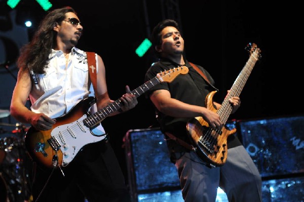 Los Lonely Boys at the Hutto 100 Celebration Music Festival, Hutto, Texas 0