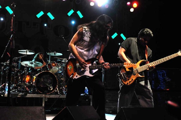 Los Lonely Boys at the Hutto 100 Celebration Music Festival, Hutto, Texas 0