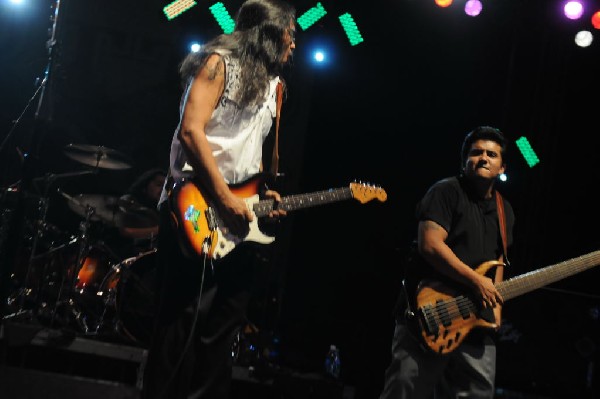 Los Lonely Boys at the Hutto 100 Celebration Music Festival, Hutto, Texas 0