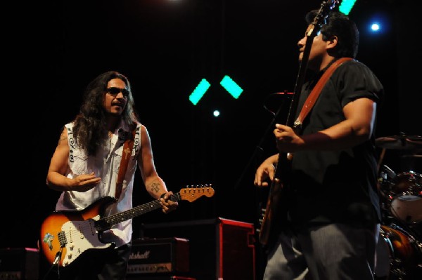 Los Lonely Boys at the Hutto 100 Celebration Music Festival, Hutto, Texas 0