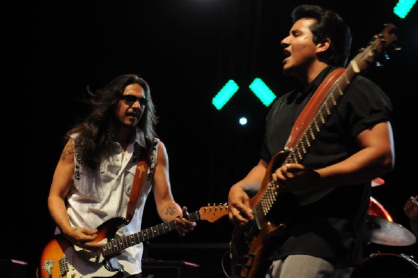 Los Lonely Boys at the Hutto 100 Celebration Music Festival, Hutto, Texas 0