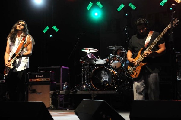 Los Lonely Boys at the Hutto 100 Celebration Music Festival, Hutto, Texas 0