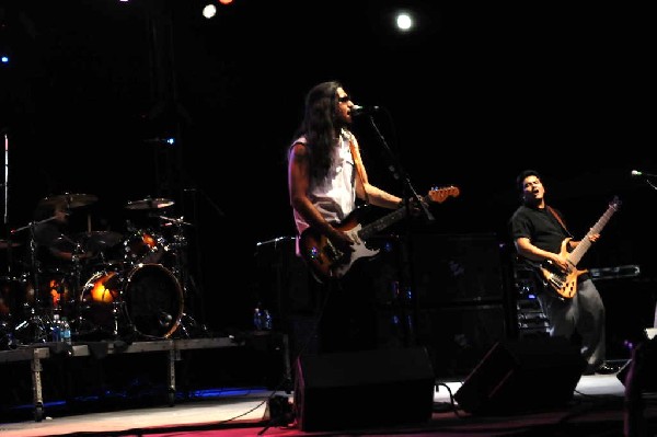 Los Lonely Boys at the Hutto 100 Celebration Music Festival, Hutto, Texas 0