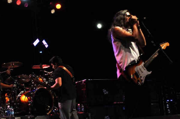 Los Lonely Boys at the Hutto 100 Celebration Music Festival, Hutto, Texas 0