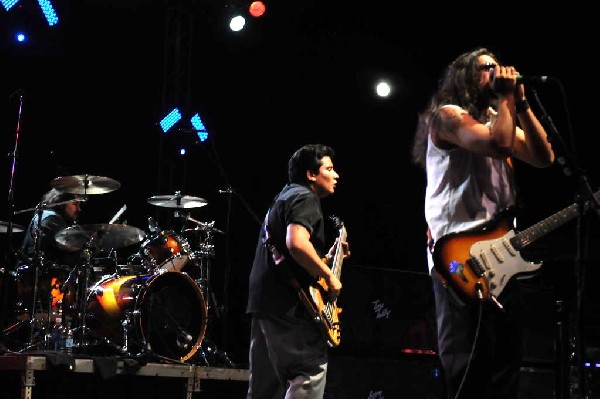 Los Lonely Boys at the Hutto 100 Celebration Music Festival, Hutto, Texas 0