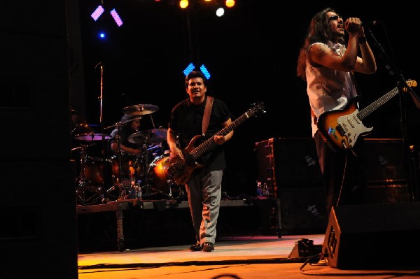 Los Lonely Boys at the Hutto 100 Celebration Music Festival, Hutto, Texas 0