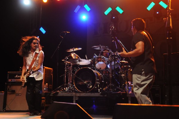 Los Lonely Boys at the Hutto 100 Celebration Music Festival, Hutto, Texas 0