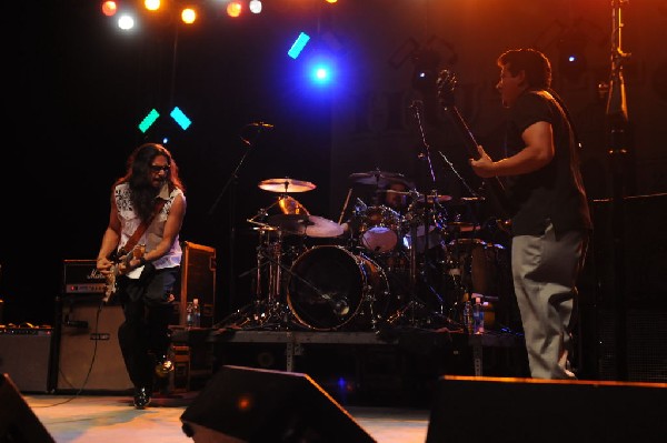 Los Lonely Boys at the Hutto 100 Celebration Music Festival, Hutto, Texas 0