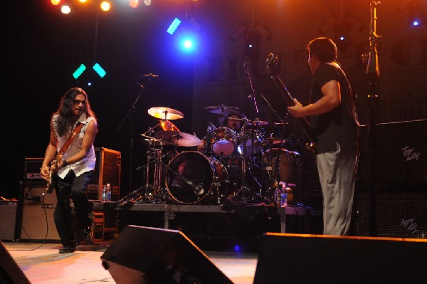 Los Lonely Boys at the Hutto 100 Celebration Music Festival, Hutto, Texas 0