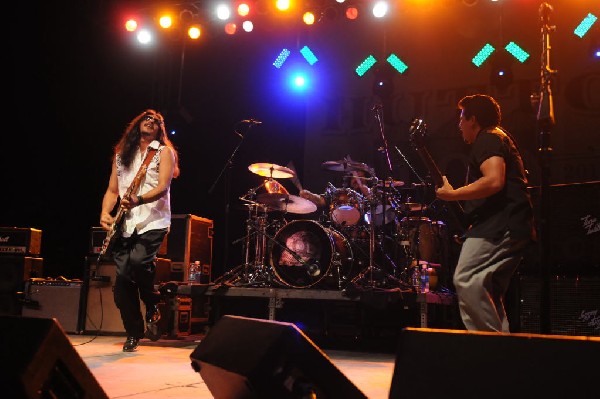 Los Lonely Boys at the Hutto 100 Celebration Music Festival, Hutto, Texas 0