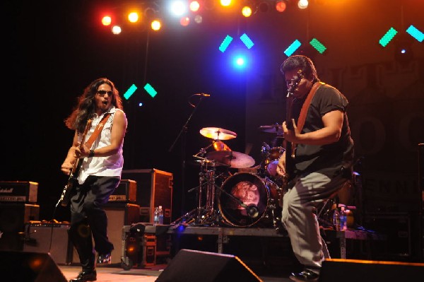 Los Lonely Boys at the Hutto 100 Celebration Music Festival, Hutto, Texas 0