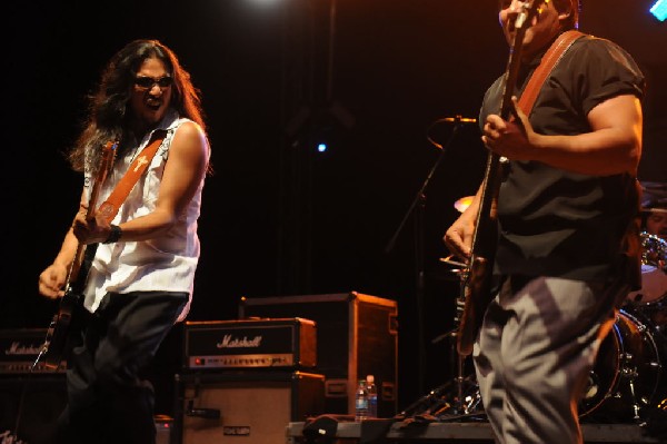 Los Lonely Boys at the Hutto 100 Celebration Music Festival, Hutto, Texas 0