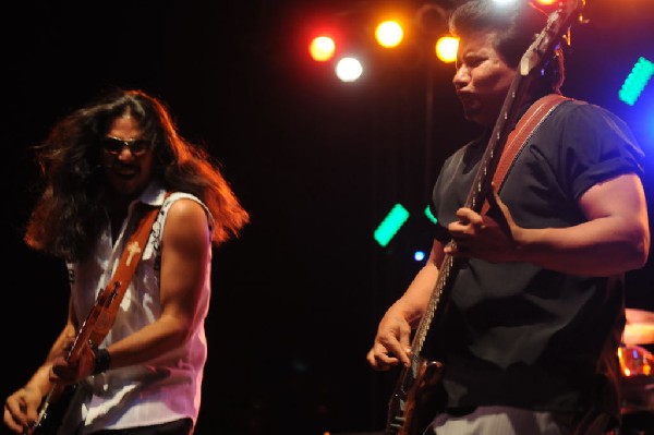 Los Lonely Boys at the Hutto 100 Celebration Music Festival, Hutto, Texas 0