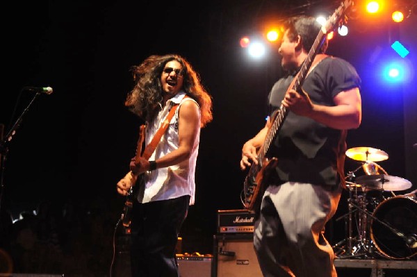 Los Lonely Boys at the Hutto 100 Celebration Music Festival, Hutto, Texas 0