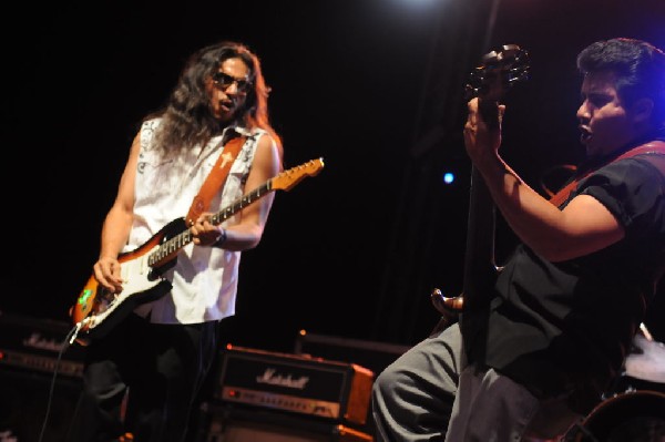 Los Lonely Boys at the Hutto 100 Celebration Music Festival, Hutto, Texas 0