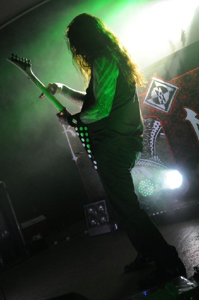 Machine Head at Stubb's BarBQ, Austin, TX 12/01/12 - photo by Jeff Barringe