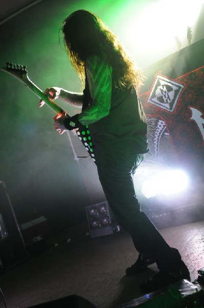 Machine Head at Stubb's BarBQ, Austin, TX 12/01/12 - photo by Jeff Barringe