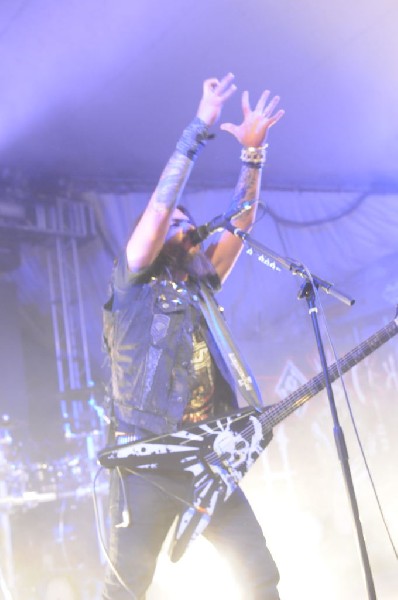 Machine Head at Stubb's BarBQ, Austin, TX 12/01/12 - photo by Jeff Barringe