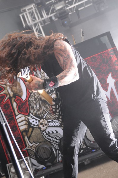 Machine Head at Stubb's BarBQ, Austin, TX 12/01/12 - photo by Jeff Barringe