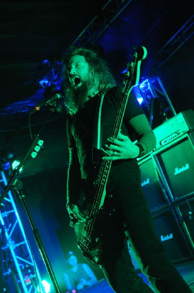 Mastodon at La Zona Rosa, Austin, Texas 10/25/11 - photo by jeff barringer