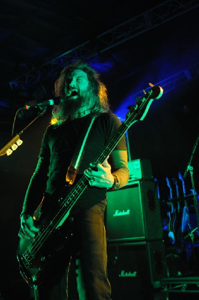 Mastodon at La Zona Rosa, Austin, Texas 10/25/11 - photo by jeff barringer