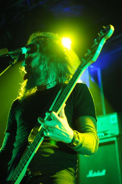 Mastodon at La Zona Rosa, Austin, Texas 10/25/11 - photo by jeff barringer