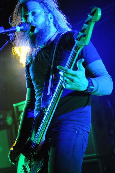 Mastodon at La Zona Rosa, Austin, Texas 10/25/11 - photo by jeff barringer