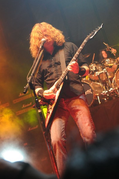 Megadeth at ACL Live at the Moody Theater, Austin, Texas 03/03/2012