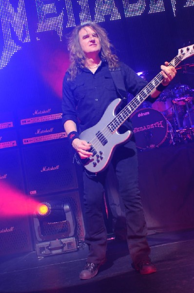 Megadeth at ACL Live at the Moody Theater, Austin, Texas 03/03/2012