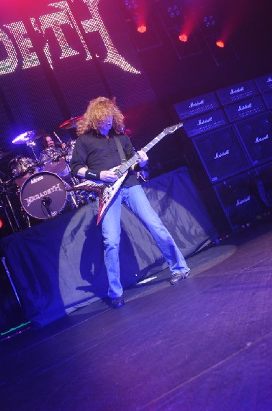 Megadeth at ACL Live at the Moody Theater, Austin, Texas 03/03/2012