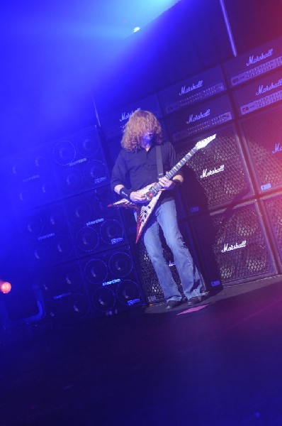 Megadeth at ACL Live at the Moody Theater, Austin, Texas 03/03/2012