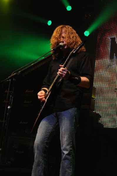 Megadeth at ACL Live at the Moody Theater, Austin, Texas 03/03/2012