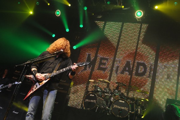 Megadeth at ACL Live at the Moody Theater, Austin, Texas 03/03/2012